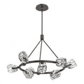 Chrysalis Pendant, 9-Light, Modern Brass, Black Polished Crystal, 20.5"W (131140-SKT-STND-86-BP0754 5YZUGH)