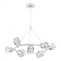 Chrysalis Pendant, 9-Light, Sterling, White Polished Crystal, 20.5"W (131140-SKT-STND-85-WP0754 5YZUGC)