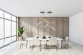 Glissade Double Large Pendant, LED, Bronze, Clear, 43.5"W (137587-LED-STND-05-ZM0749 5Z3116)