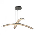 Glissade Double Large Pendant, LED, Oil Rubbed Bronze, Clear, 43.5"W (137587-LED-STND-14-ZM0749 5Z3119)