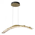Glissade Large Pendant, LED, Dark Smoke, Clear, 43.5"W (137586-LED-STND-07-ZM0749 5Z310W)