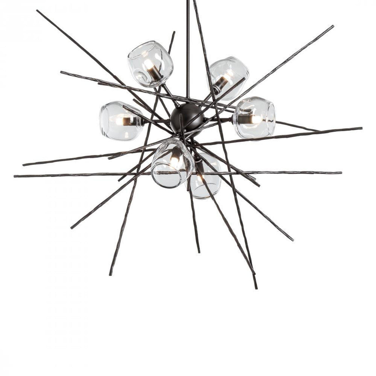 Chrysalis Pendant, 5-Light, Ink, Black Polished Crystal, 16.1"W (131138-SKT-STND-89-BP0755 5YZTHR)