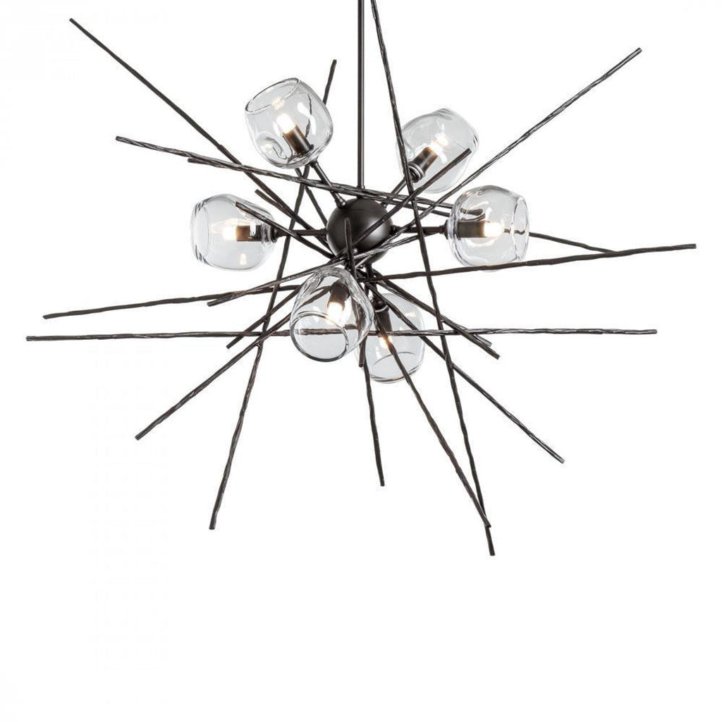 Chrysalis Pendant, 5-Light, Ink, White Polished Crystal, 16.1"W (131138-SKT-STND-89-WP0755 5YZTHQ)