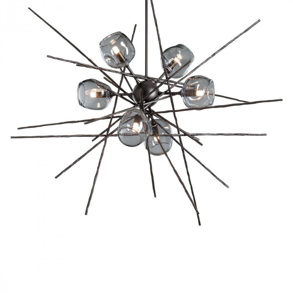Chrysalis Pendant, 5-Light, Ink, White Polished Crystal, 16.1"W (131138-SKT-STND-89-WP0755 5YZTHQ)