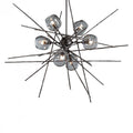 Chrysalis Pendant, 5-Light, Modern Brass, Black Polished Crystal, 16.1"W (131138-SKT-STND-86-BP0755 5YZTHM)