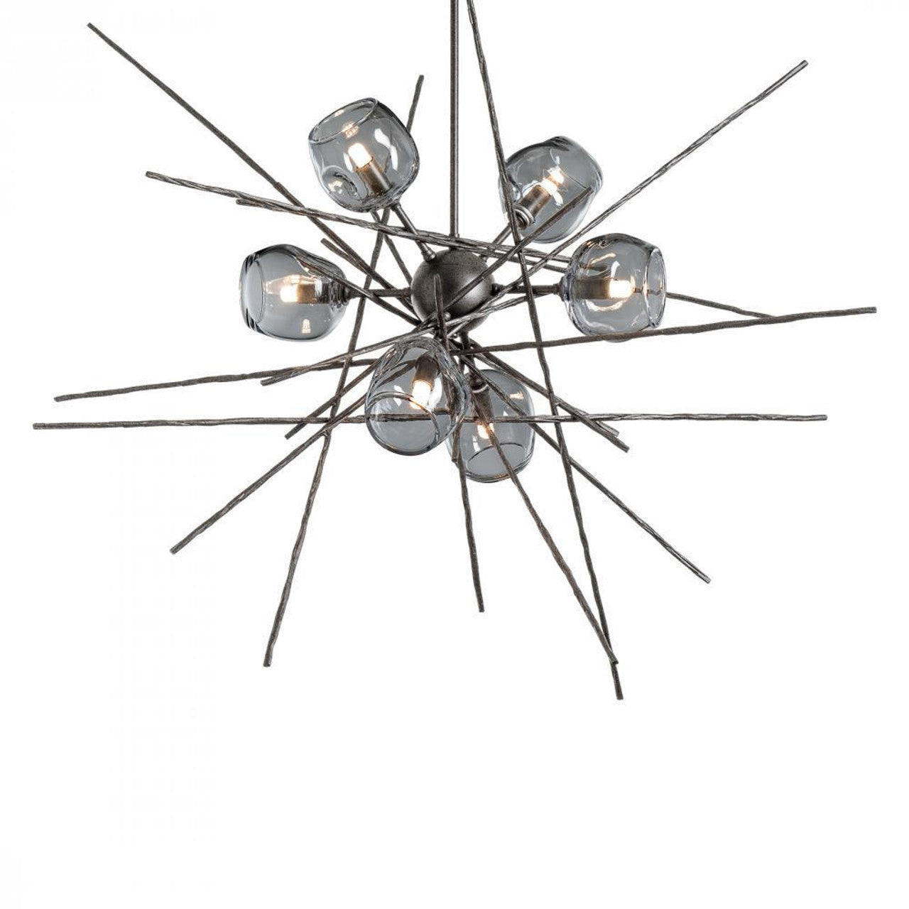 Chrysalis Pendant, 5-Light, Oil Rubbed Bronze, Black Polished Crystal, 15.7"W (131139-SKT-STND-14-BP0756 5YZTJD)