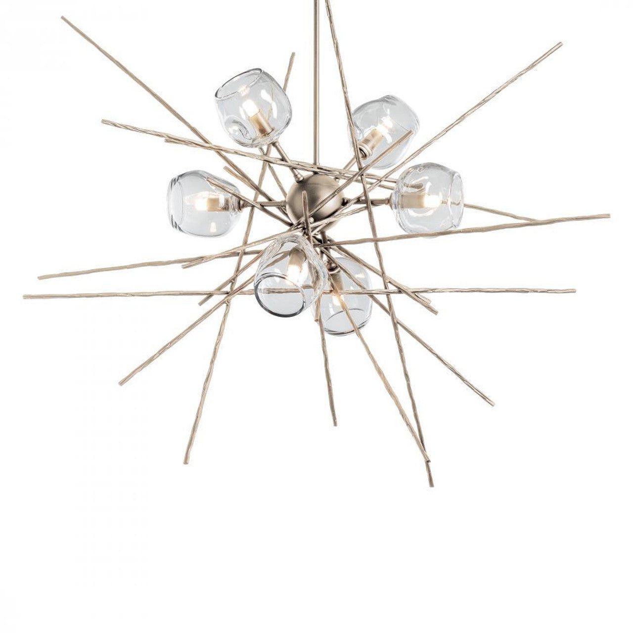 Chrysalis Pendant, 5-Light, Soft Gold, White Polished Crystal, 15.7"W (131139-SKT-STND-84-WP0756 5YZUEV)