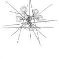 Chrysalis Pendant, 5-Light, Natural Iron, White Polished Crystal, 15.7"W (131139-SKT-STND-20-WP0756 5YZTJG)