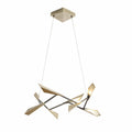More Cowbell Pendant, 1-Light, LED, Oil Rubbed Bronze, Clear with Frost, 40.3"W (136570-LED-STND-14-WD-YE0560 5NFTT6)
