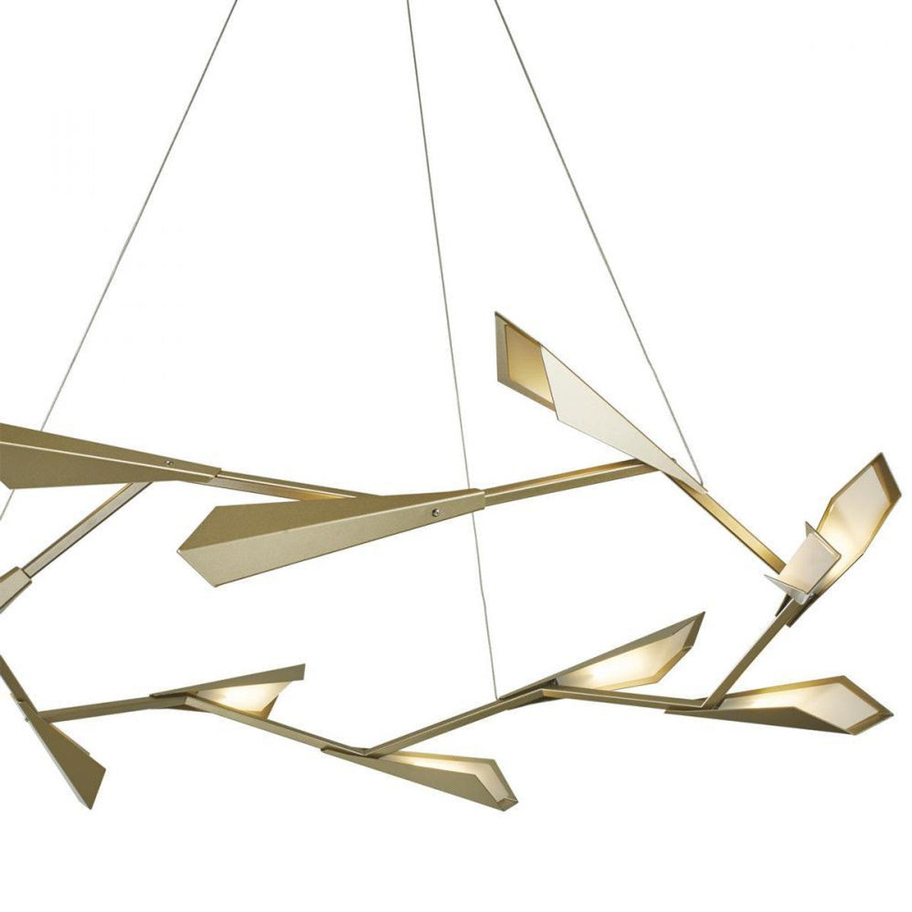 Saratoga Large Pendant, 4-Lights, Antique Brass Accent, Flax Shade, 31.9"W (104072-SKT-27-LC-SE2812 5DL2MK)