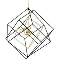 Steel Sputnik chandelier - Aurelia Wisp for dining room view 1