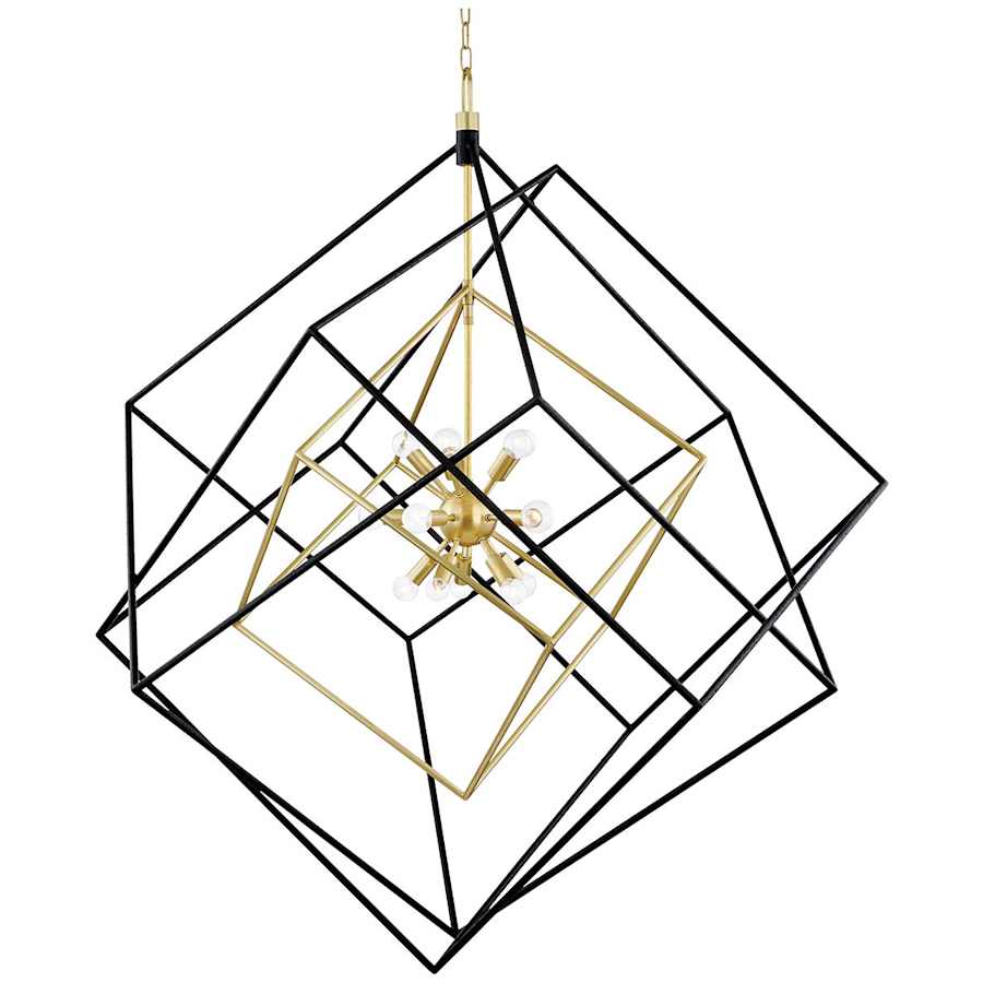Steel Sputnik chandelier - Aurelia Wisp for dining room view 3