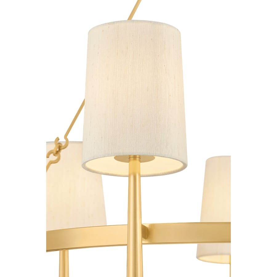 Steel Candle chandelier - Dorian Point for dining room view 8