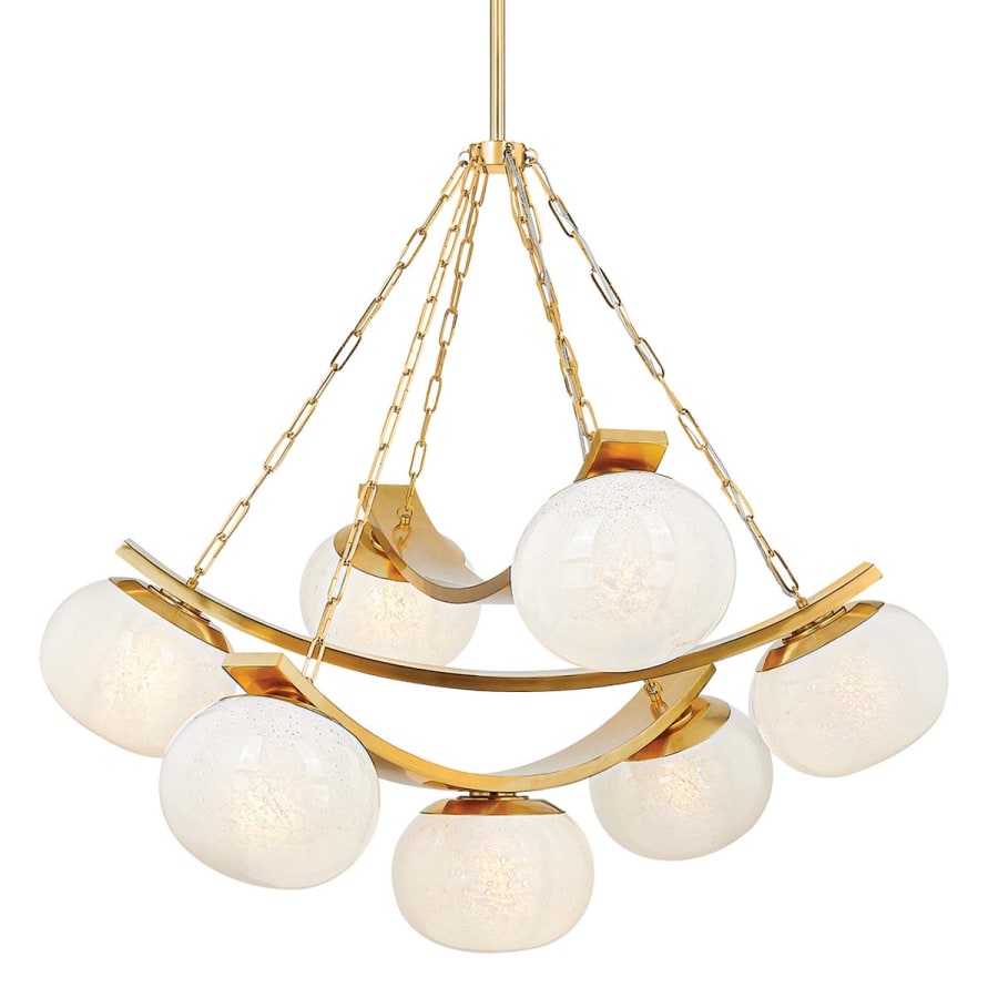 Glass chandelier - Aster Wisp for dining room view 1