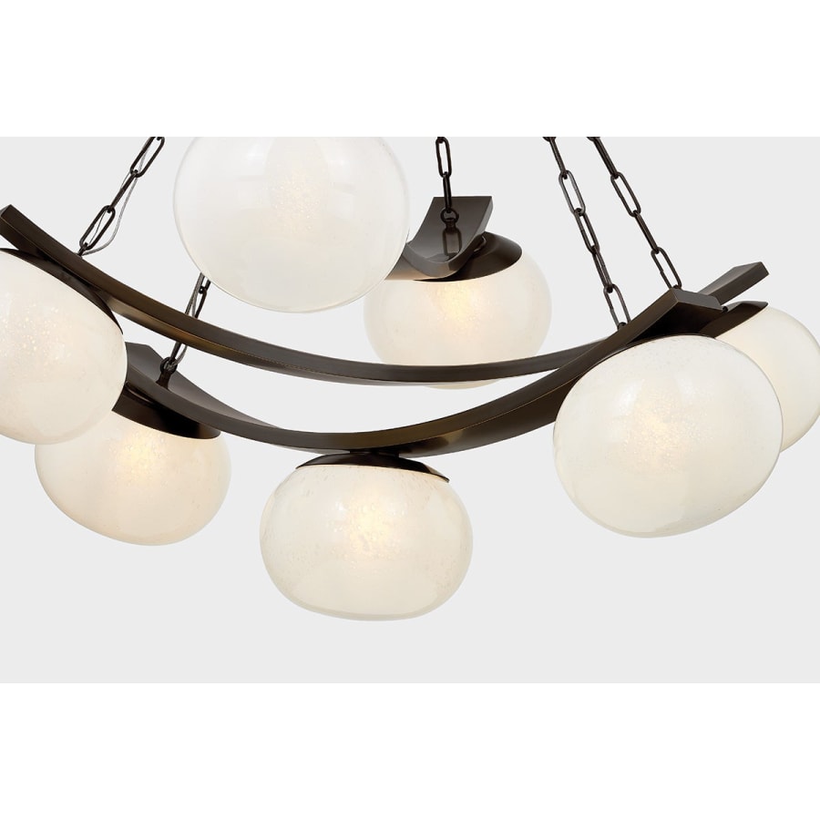 Glass chandelier - Aster Wisp for dining room view 3