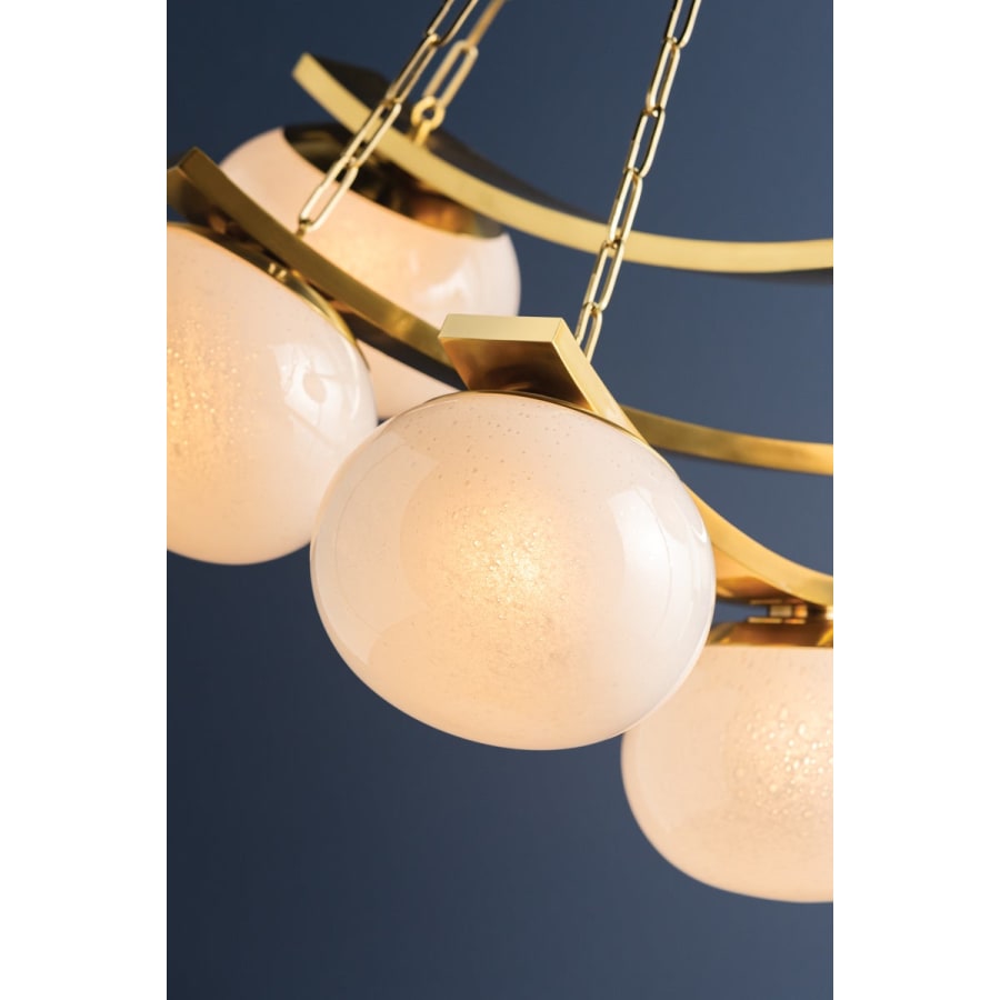 Glass chandelier - Aster Wisp for dining room view 4