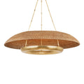 Brown Iron Round chandelier - Evren Point for dining room view 1