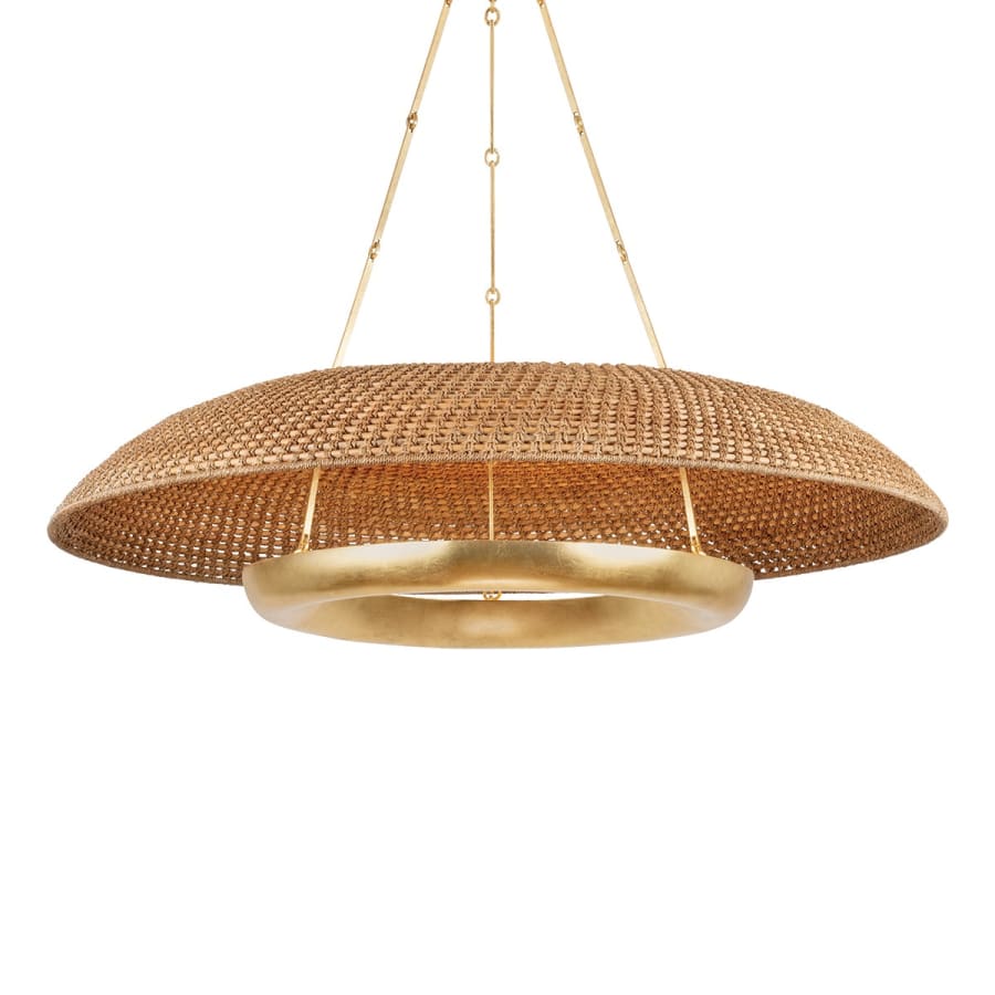 Brown Iron Round chandelier - Evren Point for dining room view 1