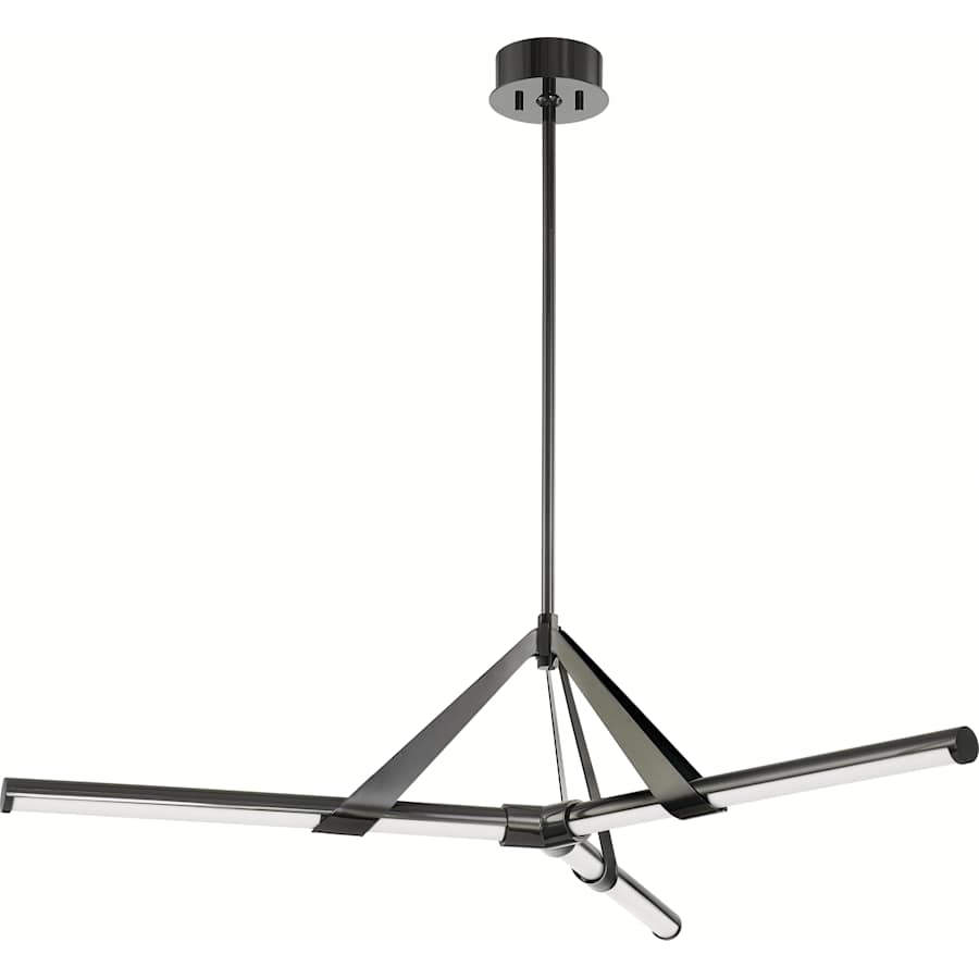 Brass Brass Sputnik chandelier - Mira Wisp for dining room view 2