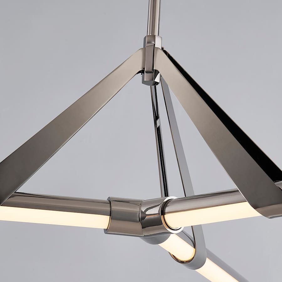 Brass Brass Sputnik chandelier - Mira Wisp for dining room view 6