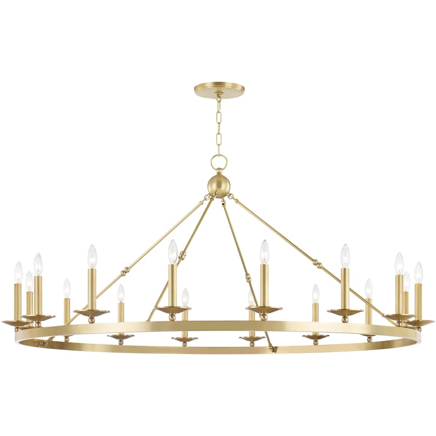 Steel Candle chandelier - Liora Wisp for dining room view 4