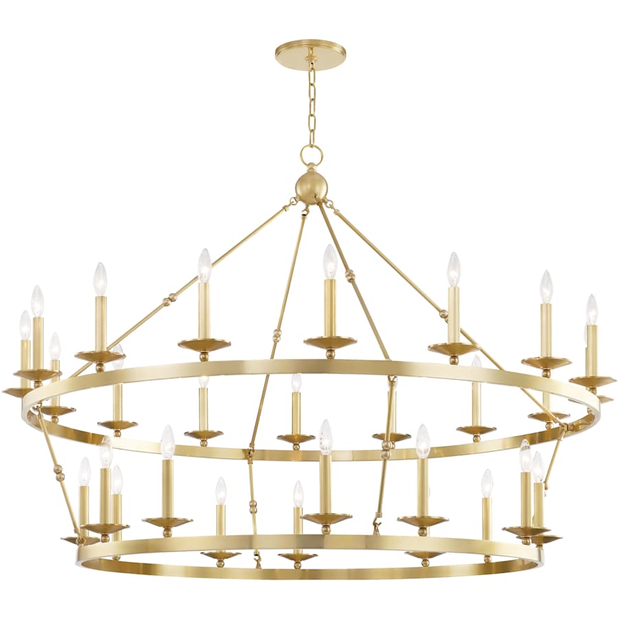 Steel Tiered chandelier - Willa Point for dining room view 3