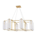 Clear Glass Candle chandelier - Briar Point for dining room view 2