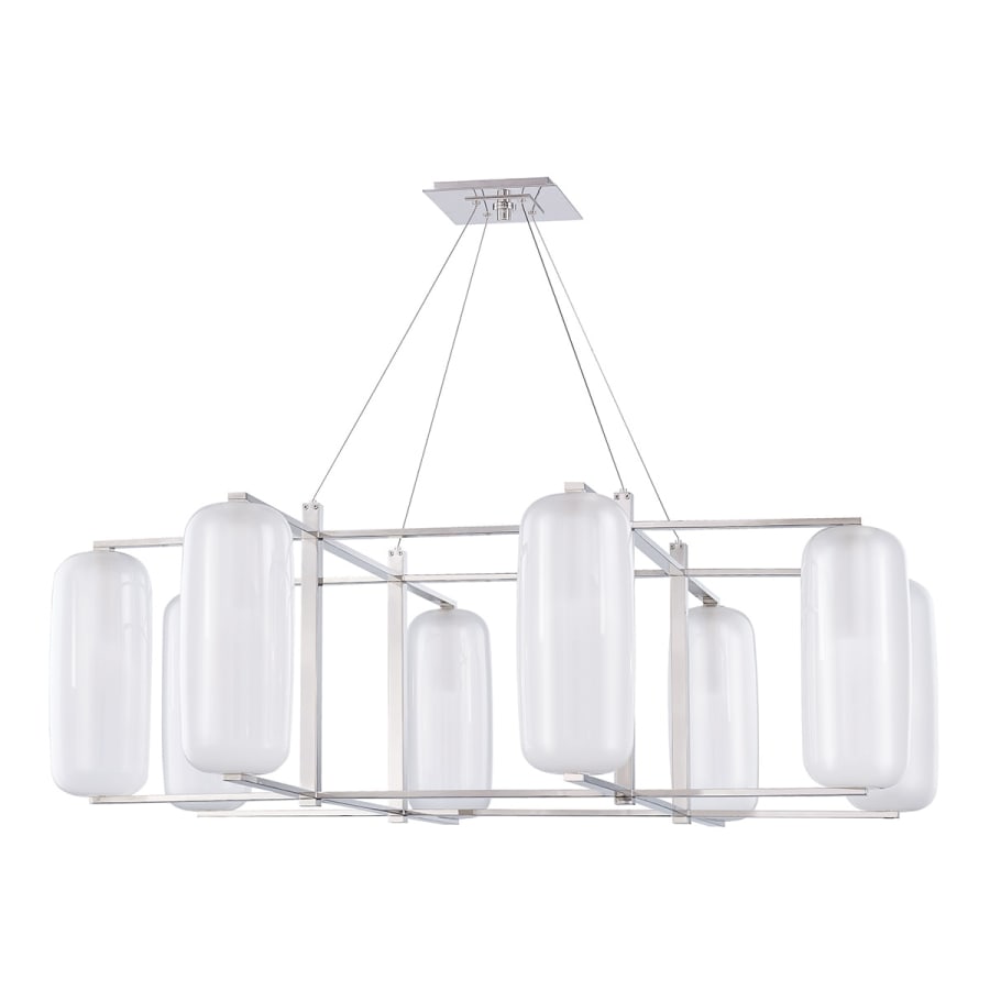 Clear Glass Candle chandelier - Briar Point for dining room view 4