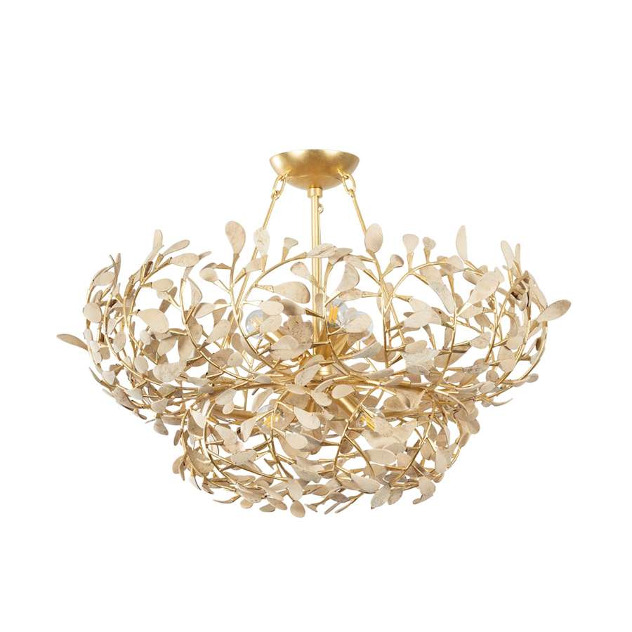 Maybrook 6 Light 28" Wide Abstract Waterfall Chandelier