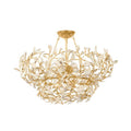 Maybrook 6 Light 28" Wide Abstract Waterfall Chandelier