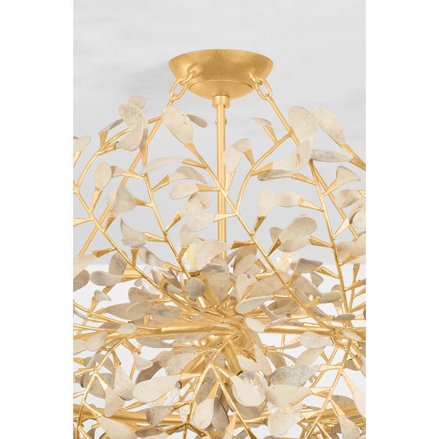 Iron Abstract chandelier - Bexley Point for dining room view 6