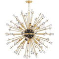 Metal Sputnik chandelier - Solene Wisp for dining room view 1
