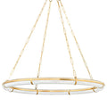 Brass Brass Round chandelier - Uma Point for dining room view 1