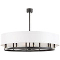 Steel Drum chandelier - Vela Wisp for dining room view 1
