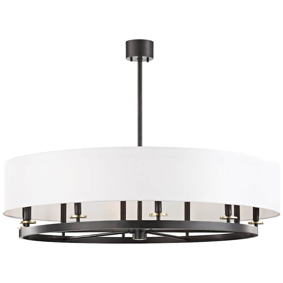 Steel Drum chandelier - Vela Wisp for dining room view 1