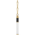 White Brass Round chandelier - Nola Wisp for dining room view 1