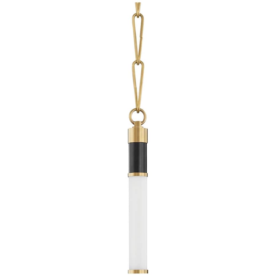 White Brass Round chandelier - Nola Wisp for dining room view 1