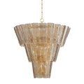 Glass Candle chandelier - Maren Point for dining room view 1