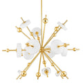 Clear Glass Sputnik chandelier - Hollis Point for dining room view 1