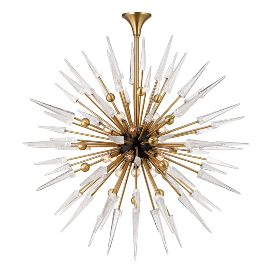 Metal Sputnik chandelier - Alden Point for dining room view 1