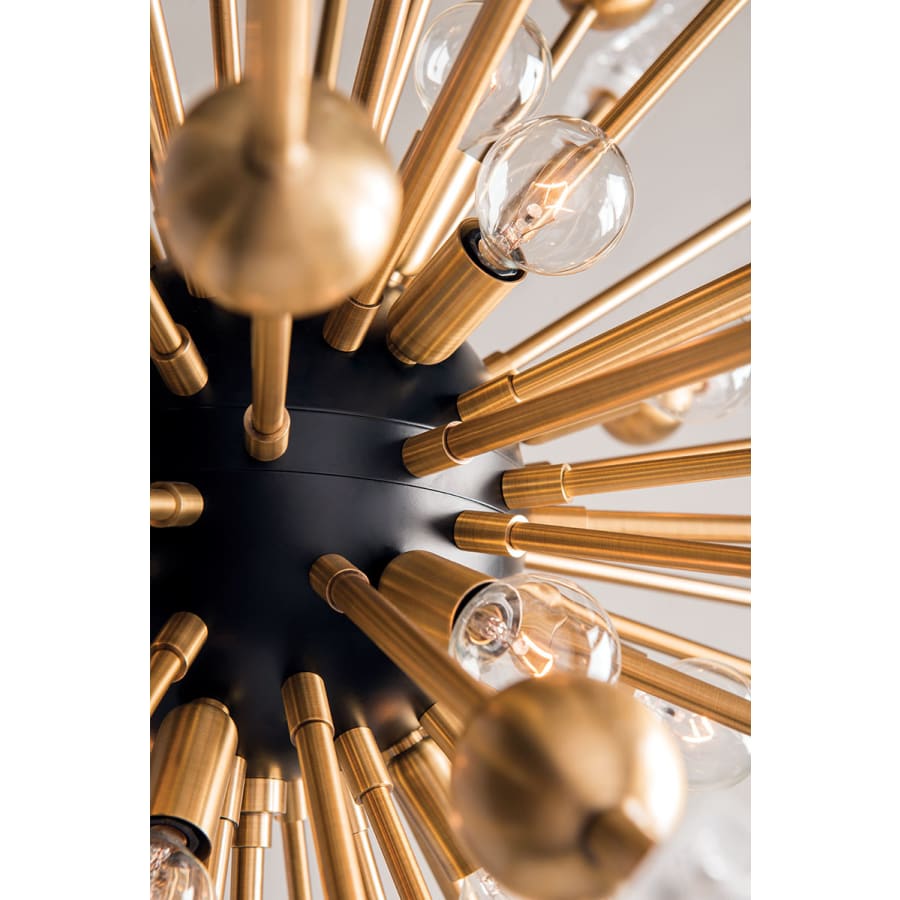 Metal Sputnik chandelier - Alden Point for dining room view 5