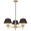Black Metal Candle chandelier - Quinn Point for dining room view 1