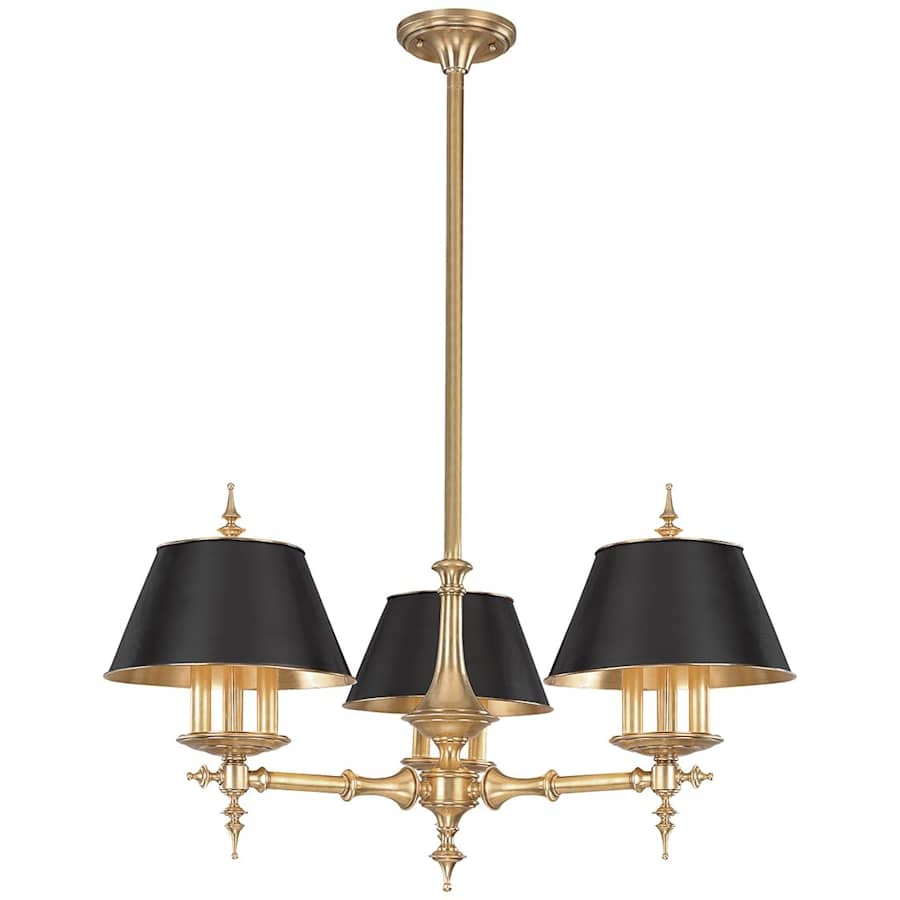 Black Metal Candle chandelier - Quinn Point for dining room view 1