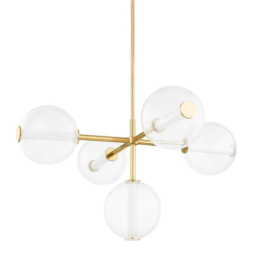 White Textile Candle chandelier - Nico Trace for dining room view 4