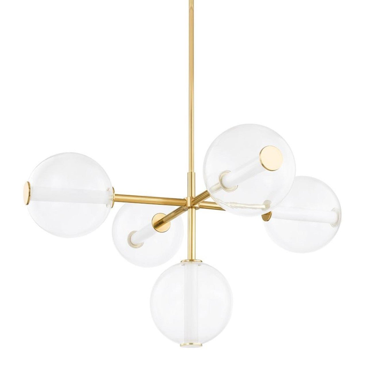 White Textile Candle chandelier - Nico Trace for dining room view 4