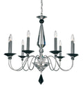 Renaissance Chandelier, 8-Light, Etruscan Gold, Clear Swarovski Crystal, 26.5"W (3787-23S XXFD7)
