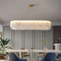 Clear Crystal chandelier - Rosa Lane for dining room view 1