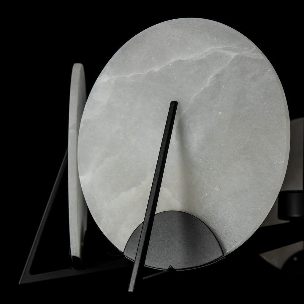Callisto Seven Light Pendant Black