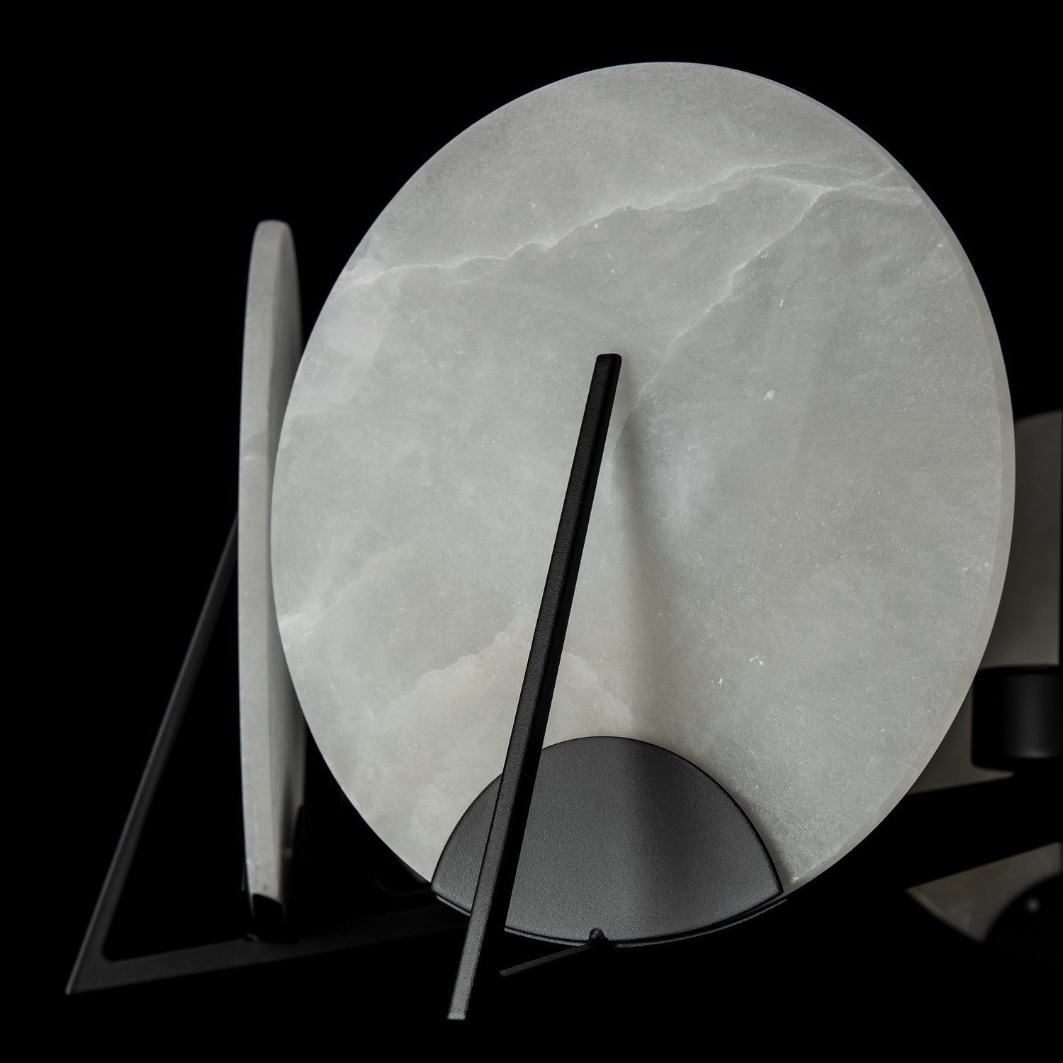 Callisto Seven Light Pendant Black