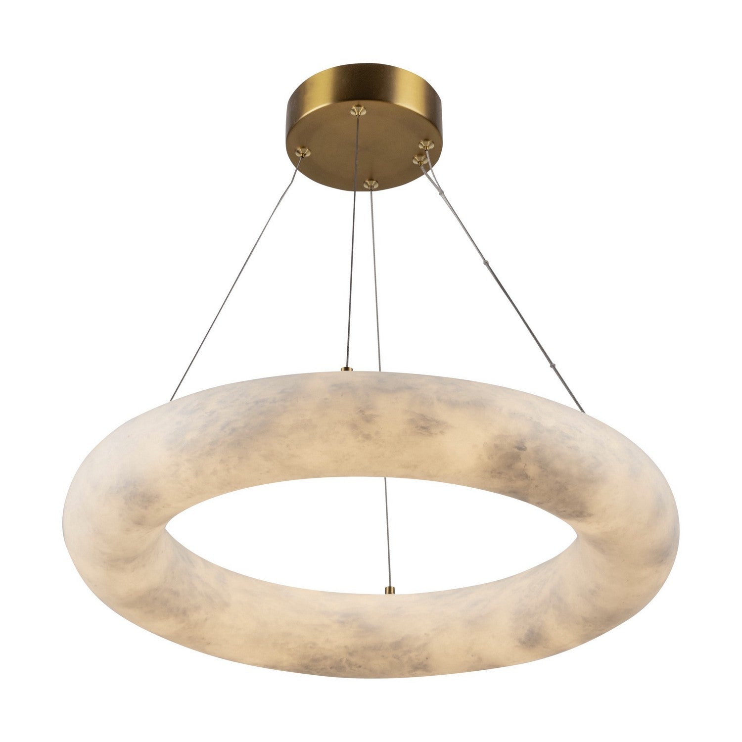 White Alabaster chandelier - Zelia Court for dining room view 2